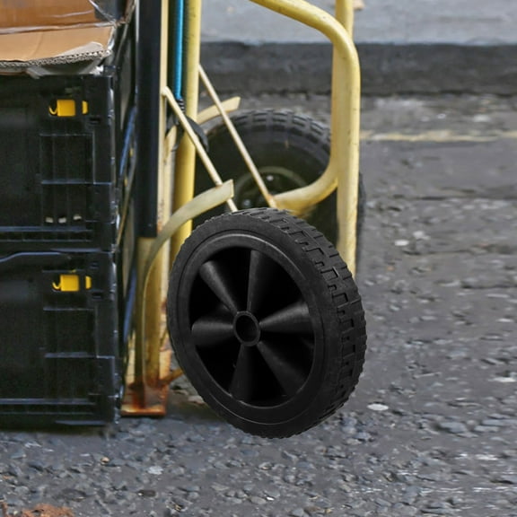 LULULION 2Pcs Adjustable Gas Grill Casters Replacement Wheels Black Plastic for Outdoor Use