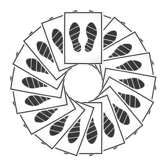 LULULION Automotive Foot Mat Paper Disposable for Car Use Cleanliness Solution 80Pcs