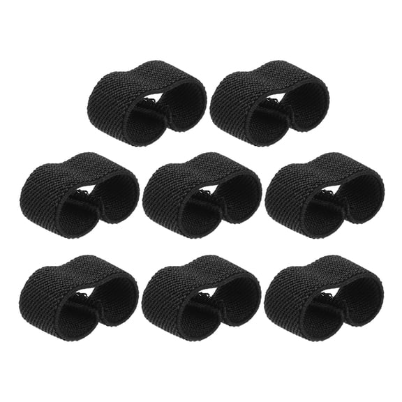 LULULION 8Pcs Soft Elastic Belt Loop Keepers Nylon Material Duty Belt Strap Retainer for Men