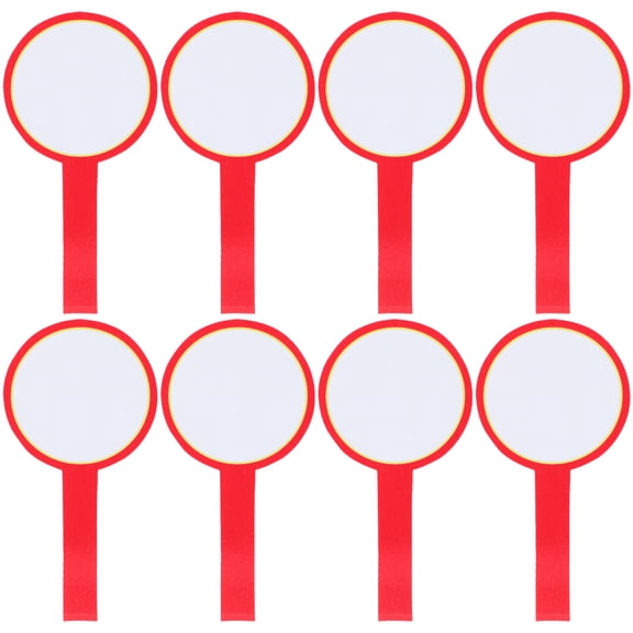 LULULION 8Pcs Mini Handheld Whiteboard Multipurpose Dry Erase Boards for DIY Voting and Scoring Multi PVC