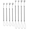 thumbnail image 1 of LULULION 8Pcs Black Minimalist Stretch Stylus Pen Lanyard Cord for Phone Attachment and Decoration, 1 of 8