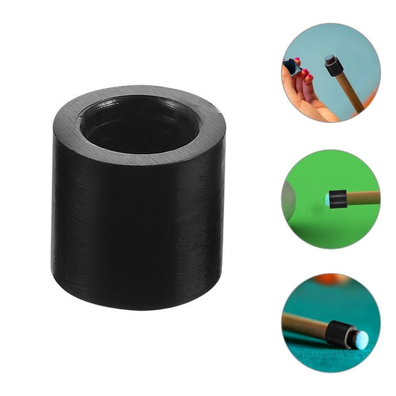 LULULION 8Pcs Lightweight Plastic Pool Cue Ferrules Essential Billiard Accessory for Snooker Game