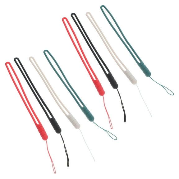 LULULION Phone Wristlet Lanyard Phone Lanyard Silicone Assorted Color 8Pcs Back to School