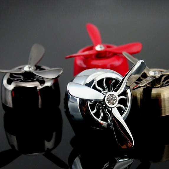 LULULION Car Perfume Diffuser Black for Air Conditioning Easy Install Rotates Smoothly