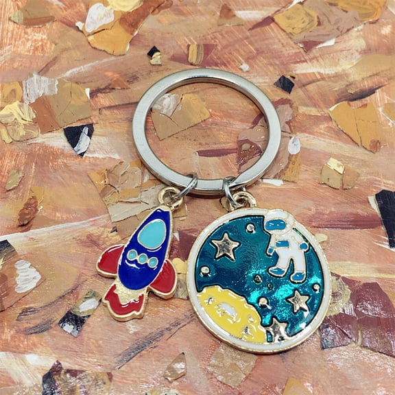 LULULION Astronaut Keychain Pendant Charm Multi 1Set