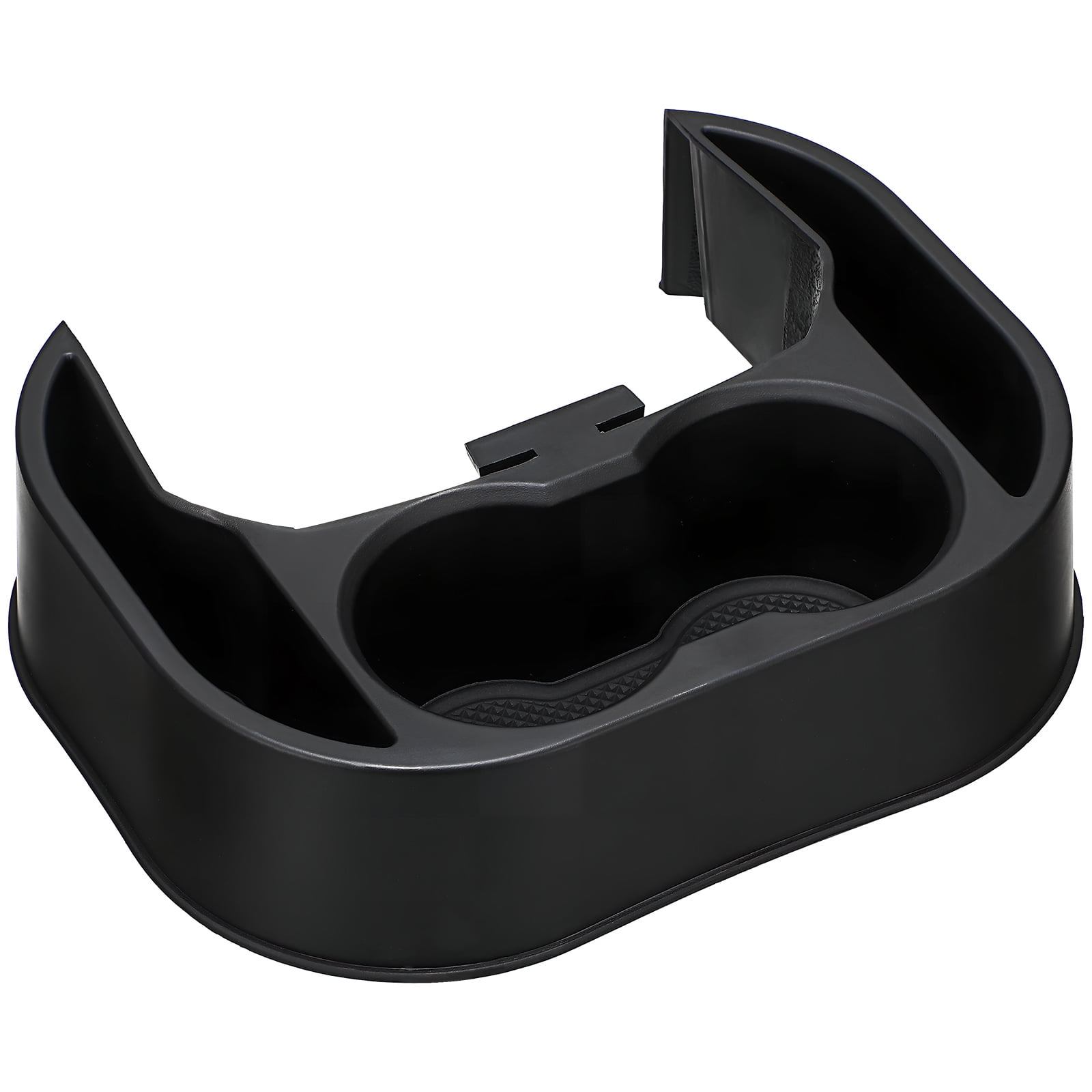LULULION Car Cup Holder Backseat Black Plastic Large Capacity Storage Organizer for Car Interior