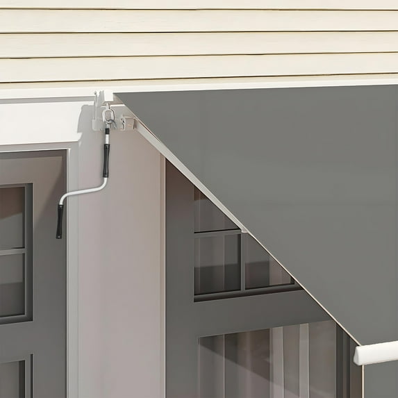 LULULION Retractable Awning Crank Handle Rubber Metal Assorted Color Outdoor Use