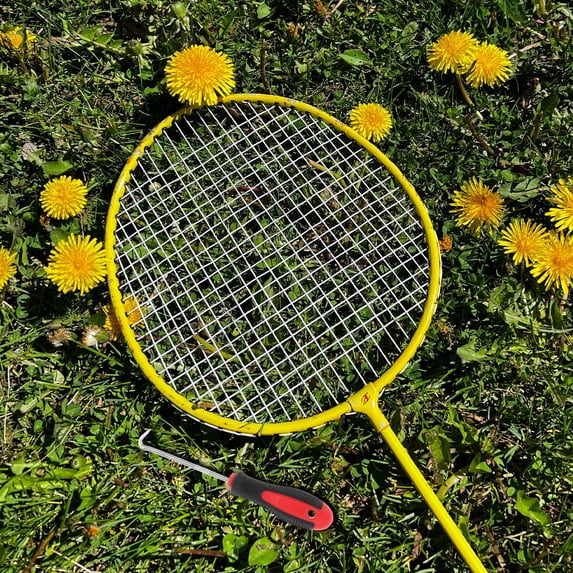 LULULION Racket Threading Hook Tool for Sports Use with Comfortable Grip and Versatile Design