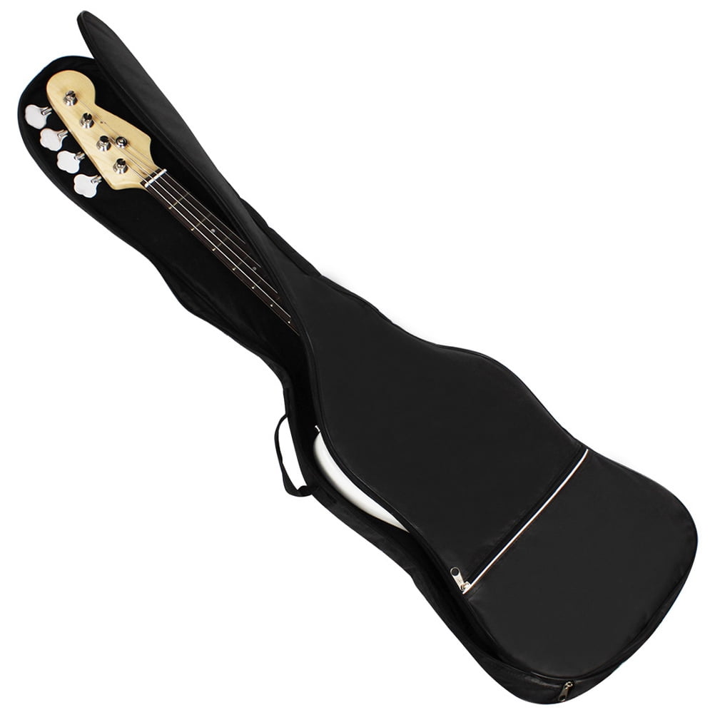 LULULION Bass Guitar Cover Bag For Home Use With Waterproof Black Oxford Cloth 1Pack