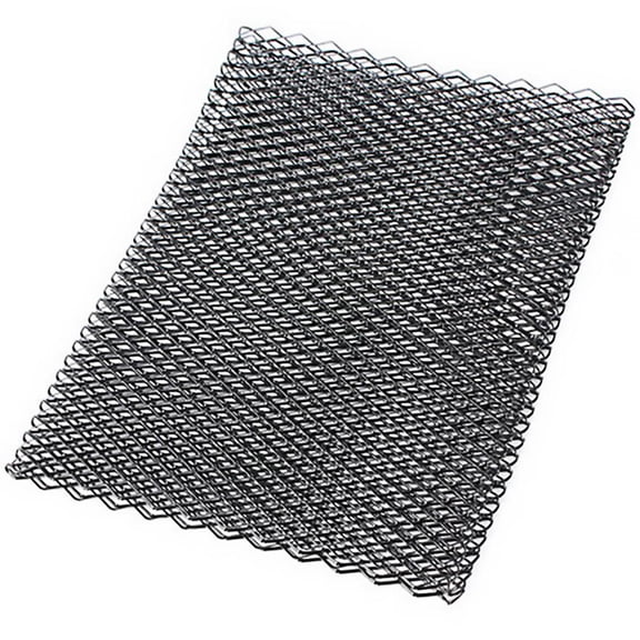 LULULION Universal Car Grill Mesh Aluminum Alloy Black Automotive Grille for Front Bumper Protection