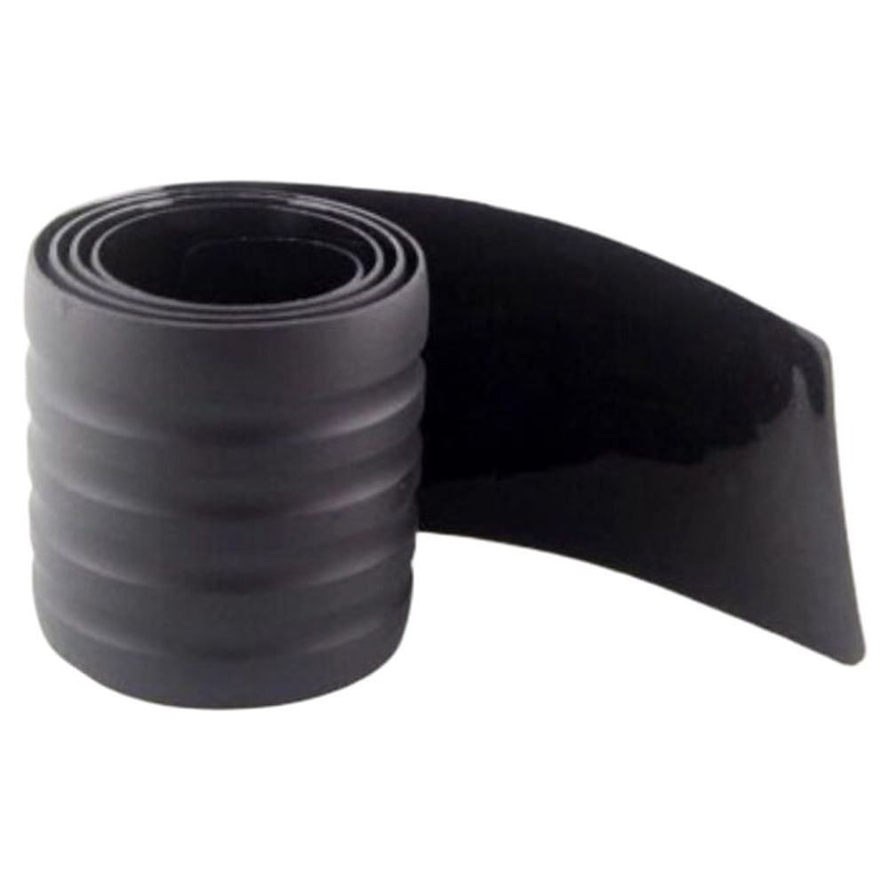 Universal Black Rubber Rear Bumper Protector Guard – Anti-Scratch Trim For Cars, SUVs & Trucks (90cm)