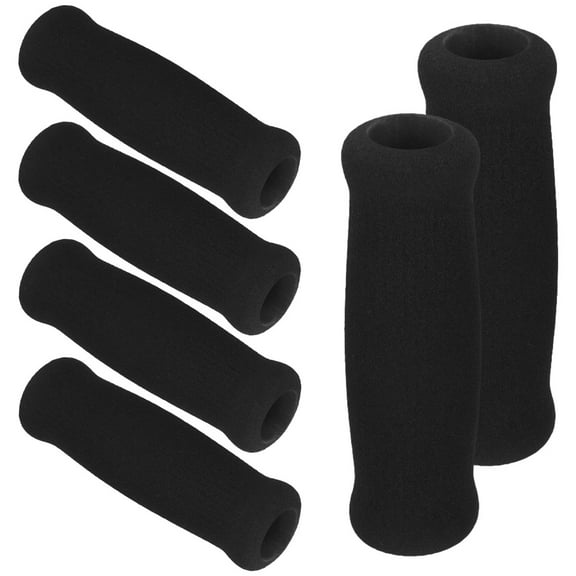 LULULION 6Pcs Thicken Non Slip Crutch Handle Grips with Soft Padding for Elderly Walking Cane