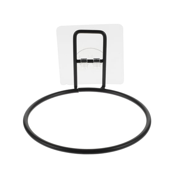 LULULION Wall Mounted Pet Feeding Bowl Rack for Cats and Dogs with Durable Plastic Black Color Fits Most Bowls