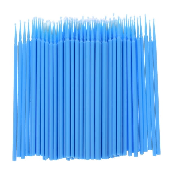 LULULION Blue Disposable Applicator Sticks for Medical Use Cotton Brushes Beauty Accessories 2 Packs