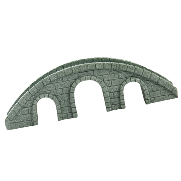 LULULION Tabletop Ornament Mini Statue Bridge Green Sandstone 1Set