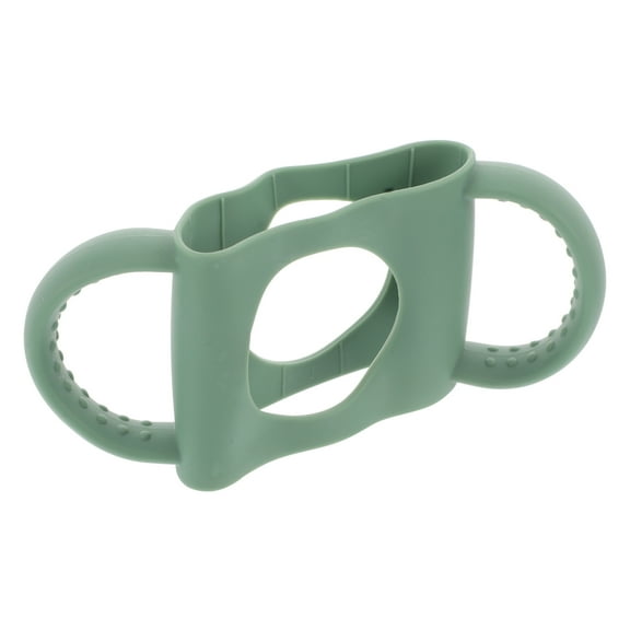 LULULION Ergonomic Dark Green Silicone Bottle Handle for Comfortable Grip and Easy Cleaning
