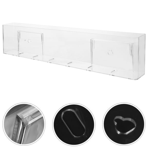 LULULION Household Transparent Acrylic Dvd Stand Rack Ideal for Display and Organized Storage