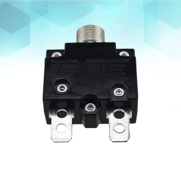 LULULION High Current Car Circuit Breaker 50V Black Reset Overload Protector for Vehicles