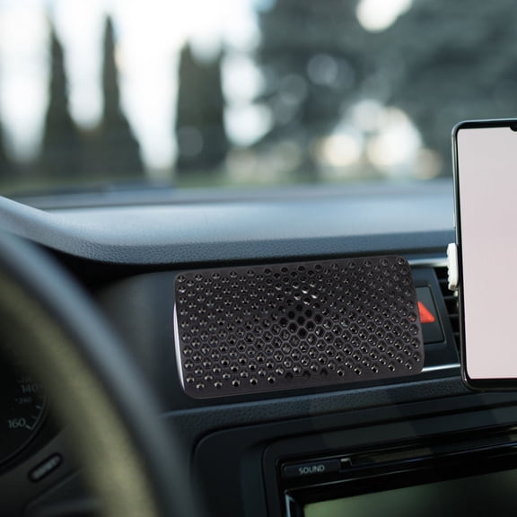 LULULION Car Decorations Vent Deflector Plastic Black Protects Infants and Women 1Pack