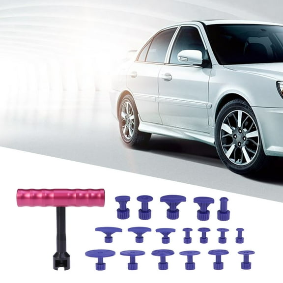 LULULION Professional Dent Repair Dent Removal Kit Plastic Assorted Color 1 Set