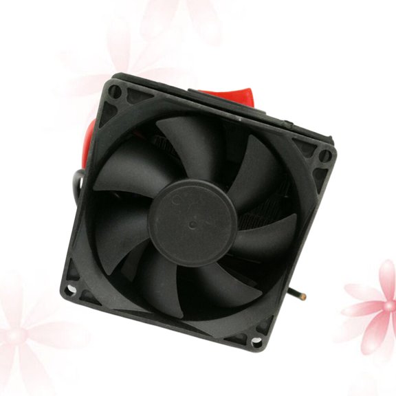 LULULION Car Warm Air Blower Black with Mute Fan and Dual Temperature Control for Car