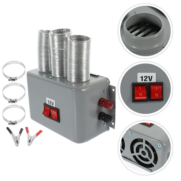 LULULION Car Window Defogger Car Heater High Grade Material Overheating Protection Demister For Cold Weather 1Pack