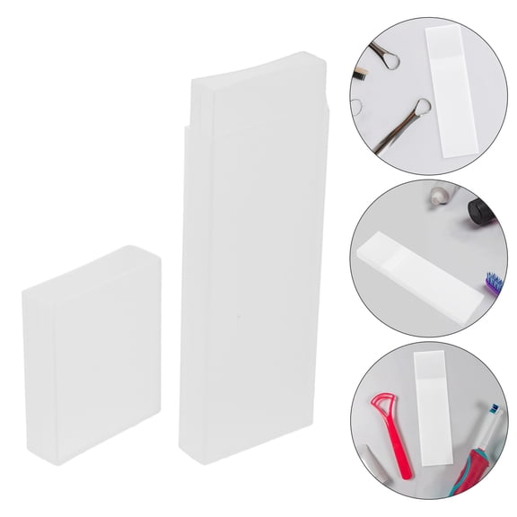 LULULION Tongue Cleaners Box for Hygiene Maintenance Rectangular Plastic Case for Adults 1Set