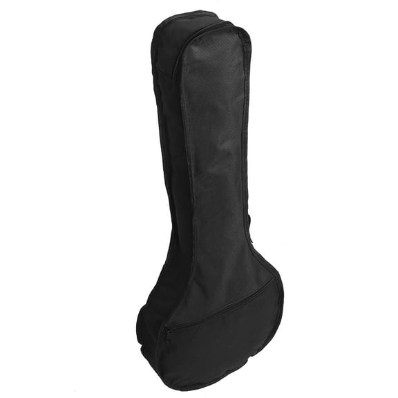 LULULION Musical Instrument Storage Bag Black Lightweight Mandolin Backpack with Extra Storage and Carry Handles