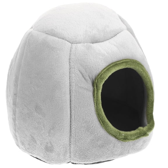 LULULION Grey Hamster Nest Breathable and Warm Cozy House for Small Pet Rat and Chinchilla
