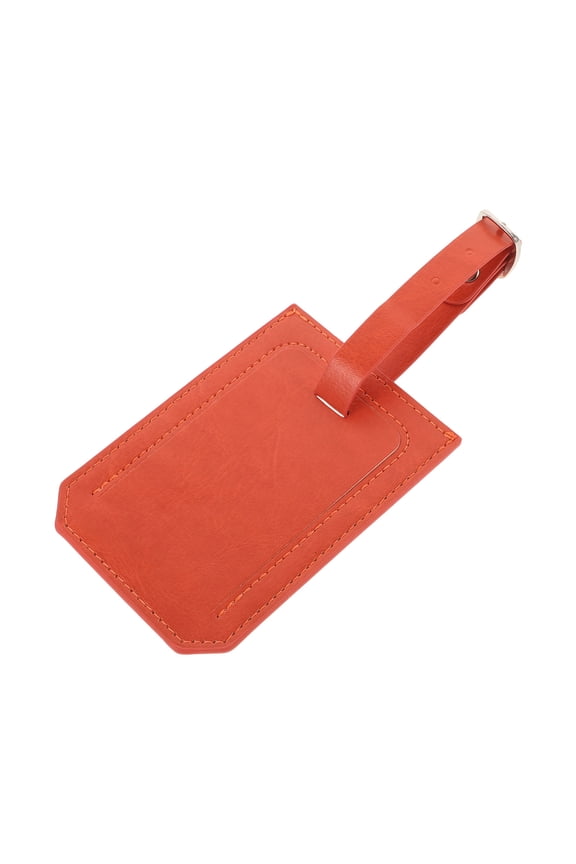 Cruise Ship Essentials For Women Luggage Tag Orange 1Set