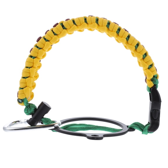 LULULION 1Pc Blue Multifunctional Braided Cup Rope Portable Emergency Outdoor Tool