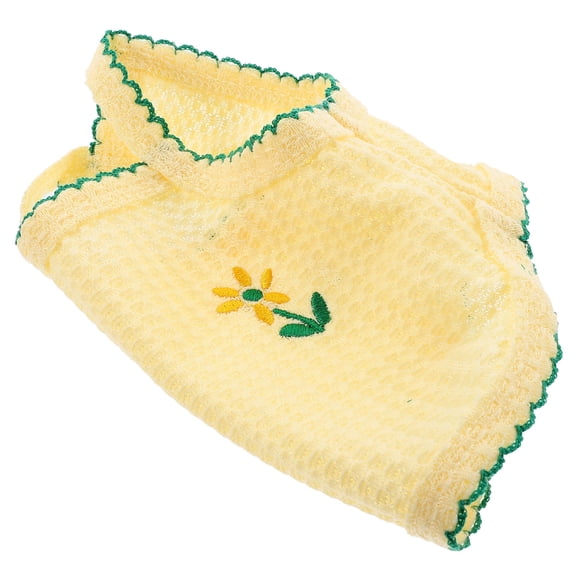 LULULION T Shirt For Dogs Puppy Shirt Yellow 1 Set