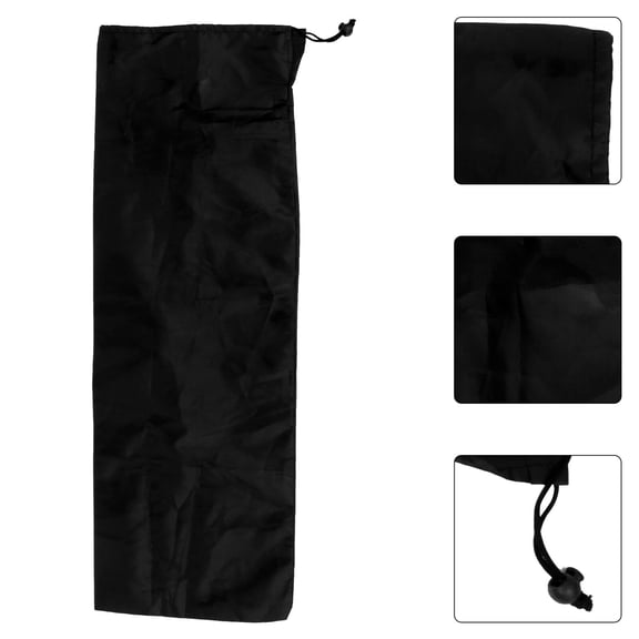 LULULION Double Tilt Skateboard Bag Black For Skateboard Enthusiasts 1Set 33.5x11.7In