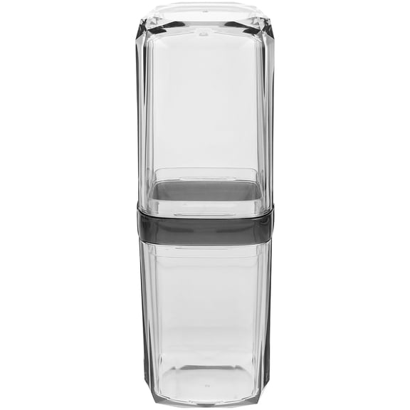 LULULION Lightweight White Toothbrush Storage Box with Toothpaste Holder Thick Material Ideal for Travel