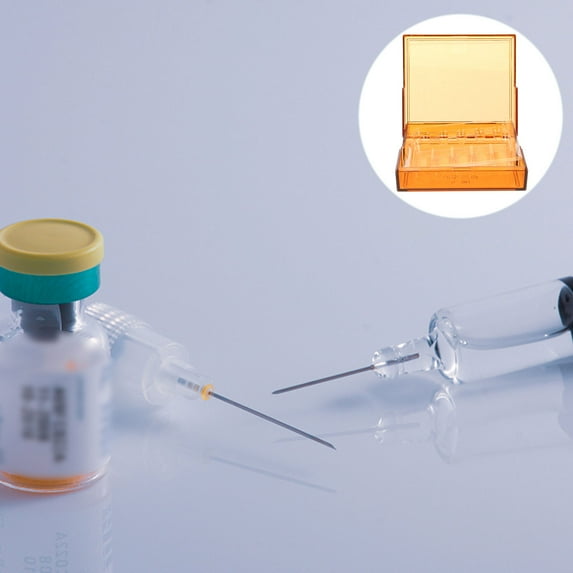 LULULION Emergency Box Injection Container Rectangular 1Set