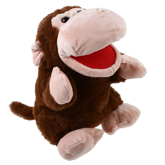 LULULION Stuffed Hand Puppet Hand Puppet Monkey Plush for Parent Child Interaction in Children's Entertainment 1Pack