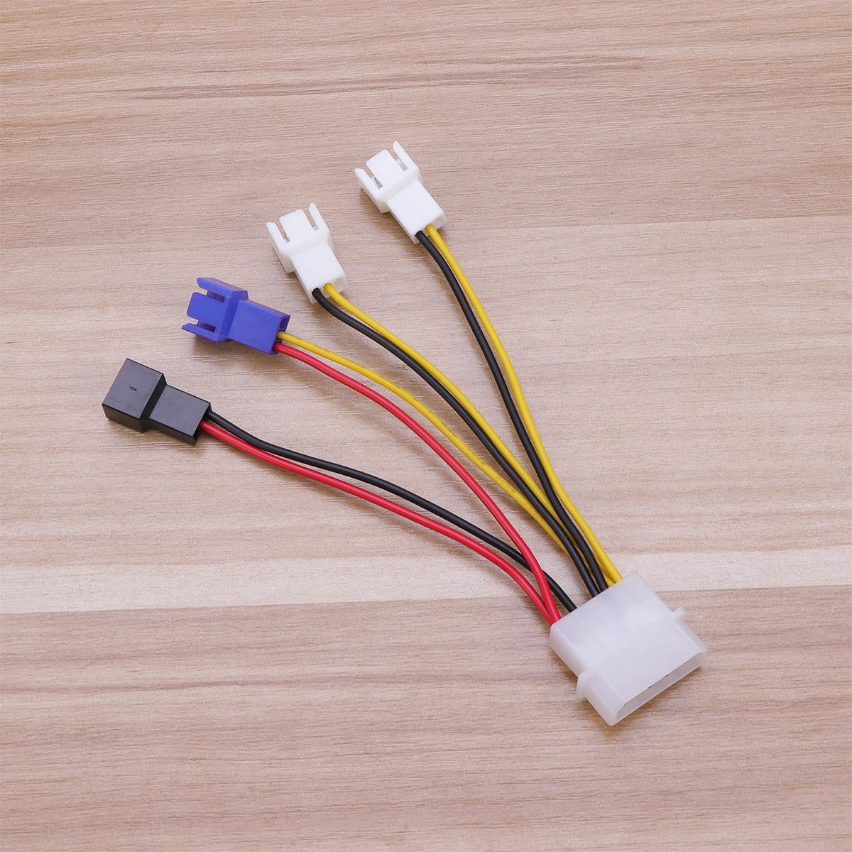 Resistor Extention LULULION 4 Pin to 3 Pin Pc Fan Connector Extension Cable with Resistor ...