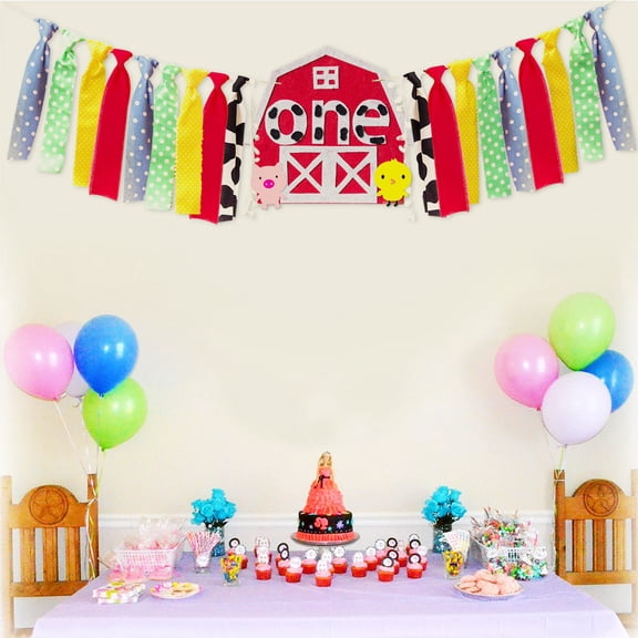 LULULION Burlap Banner Assorted Color 1Pack