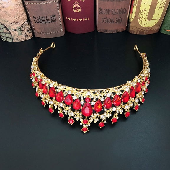 LULULION Charming Wedding Headpieces for Bride Hair Crown Women Headwear Decorative Use 1Set