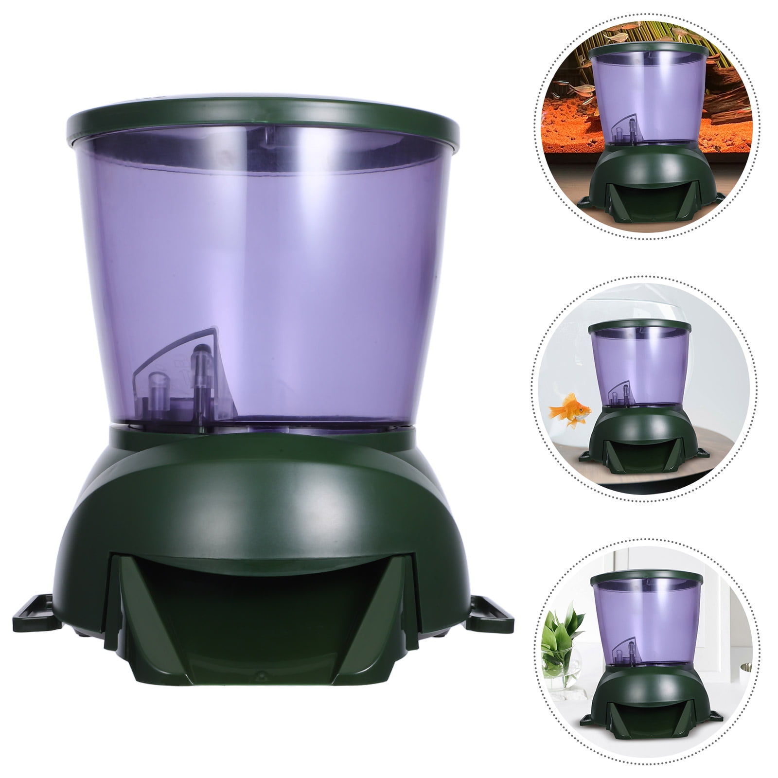 Image showcasing LULULION Fish Tank Feeding Schedule Automatic Fish Feeder 1Pcs ...