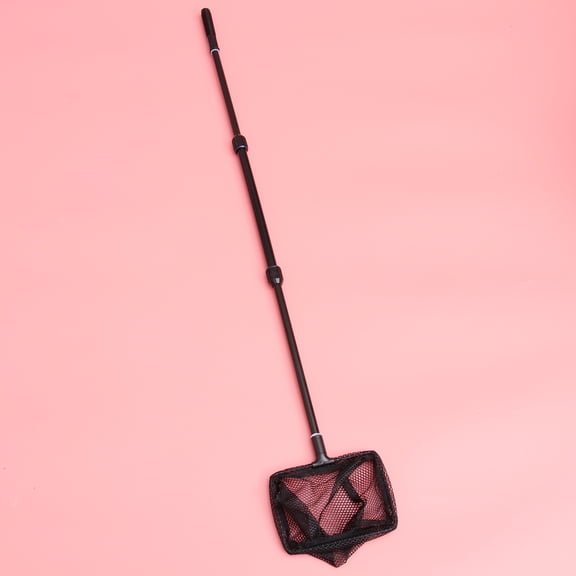 LULULION Telescopic Fishing Net with Durable Nylon Mesh and Ergonomic Handle for Lakes and Ponds