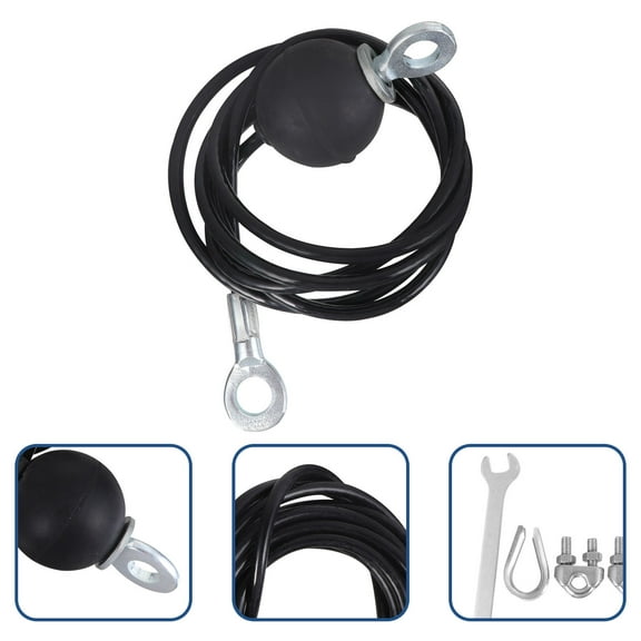 LULULION Fitness Cable Ropes Exercising Wire Rope Steel Wire Assorted Color 1Pcs