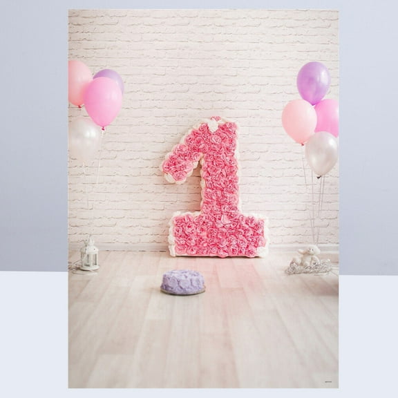 LULULION Floral Wall Backdrop Photography Background Cloth Seamless Design 1Set