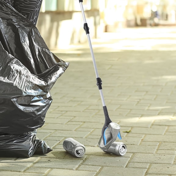 LULULION Sturdy Trash Picker Grabber Easy to Use with Locking Hinge for Home