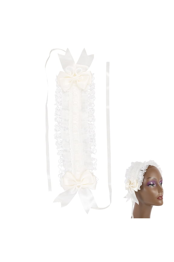 Party Hair Accessories Women Lace Headwear White 1Set