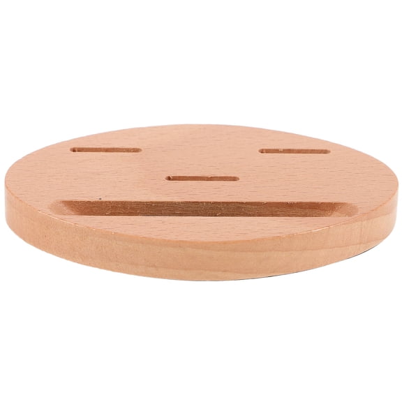 LULULION Zither Guitar Stand Chord Wheel Storage Base Wood 1Pack