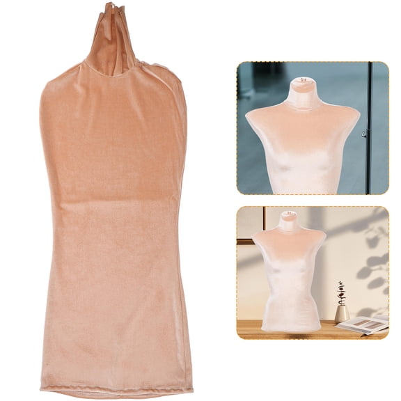 LULULION Velvet Mannequin Cloth Cover Soft Polyester Fabric Upper Body Display Accessory