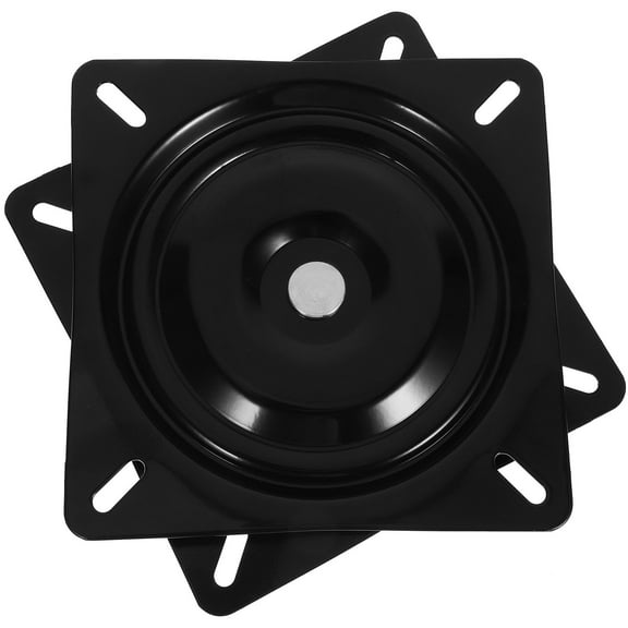LULULION Heavy Duty Black Chair Swivel Base for Replacement Bar Stool and Office Chair Rotating Seat Parts 4.5 Inch