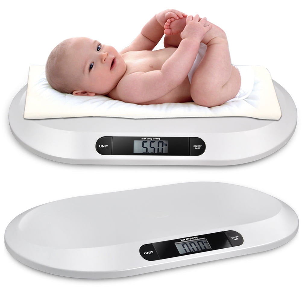 LULULION Weight Scales Bathroom Smoothing Multi-Function Pet Scale White 1Pack