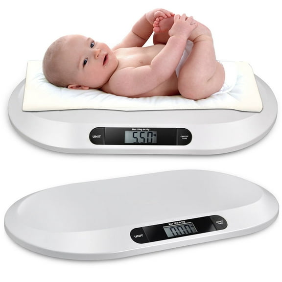 LULULION Multi-Function Toddler Scale Digital Weight Scale White 1Set
